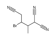 3-bromo-2-methylbutane-1,1,4-tricarbonitrile结构式
