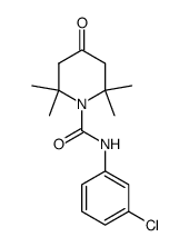 2,2,6,6-Tetramethyl-4-oxo-piperidine-1-carboxylic acid (3-chloro-phenyl)-amide Structure