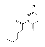 2-hexanoyl-1H-pyridazine-3,6-dione结构式