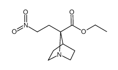 ethyl 7-(2-nitroethyl)-1-aza-bicyclo[2.2.1]heptane-7-carboxylate Structure