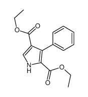 diethyl 3-phenyl-1H-pyrrole-2,4-dicarboxylate结构式