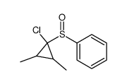 1-Chlor-1-phenylsulfinyl-2,3-dimethyl-cyclopropan结构式