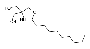 [4-(hydroxymethyl)-2-nonyl-1,3-oxazolidin-4-yl]methanol Structure
