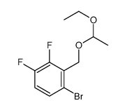 1-bromo-2-(1-ethoxyethoxymethyl)-3,4-difluorobenzene结构式