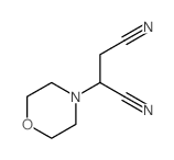 2-(4-Morpholinyl)succinonitrile Structure