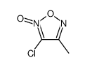 3-chloro-4-methyl-2-oxido-1,2,5-oxadiazol-2-ium结构式