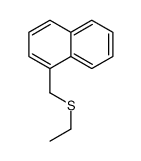 1-(ethylsulfanylmethyl)naphthalene结构式