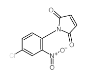 1-(4-chloro-2-nitro-phenyl)pyrrole-2,5-dione结构式