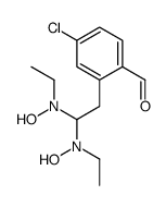 2-[2,2-bis[ethyl(hydroxy)amino]ethyl]-4-chlorobenzaldehyde结构式