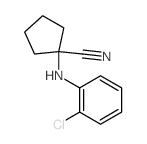 Cyclopentanecarbonitrile,1-[(2-chlorophenyl)amino]-结构式