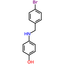 4-((4-BROMOBENZYL)AMINO)PHENOL结构式