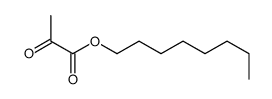 octyl 2-oxopropanoate结构式