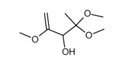 2,4,4-trimethoxy-pent-1-en-3-ol Structure