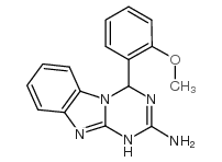 4-(2-methoxyphenyl)-1,4-dihydro[1,3,5]triazino[1,2-a][1,3]benzimidazol-2-amine picture