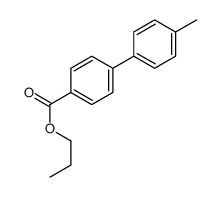 propyl 4-(4-methylphenyl)benzoate结构式