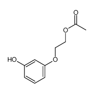 2-(3-hydroxyphenoxy)ethyl acetate结构式