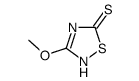 3-methoxy-2H-1,2,4-thiadiazole-5-thione结构式