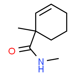 2-Cyclohexene-1-carboxamide,N,1-dimethyl- Structure