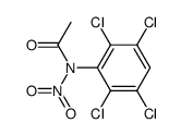 acetic acid-(2,3,5,6-tetrachloro-N-nitro-anilide)结构式
