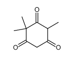 2,2,4-trimethyl-cyclohexane-1,3,5-trione Structure