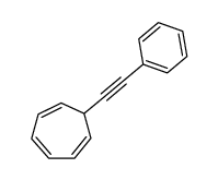 7-(phenylethynyl)cyclohepta-1,3,5-triene Structure
