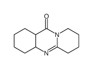 (4aS,11aS)-1,2,3,4,4a,6,7,8,9,11a-decahydropyrido[2,1-b]quinazolin-11-one结构式