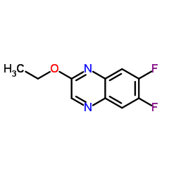 Quinoxaline, 2-ethoxy-6,7-difluoro- (9CI) structure
