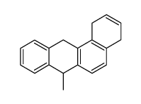 7-Methyl-1.4.7.12-tetrahydrobenz[a]anthracen Structure