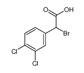 2-溴-2-(3,4-二氯苯基)乙酸结构式