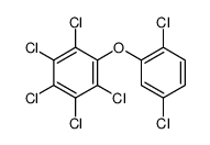 1,2,3,4,5-pentachloro-6-(2,5-dichlorophenoxy)benzene Structure