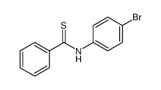 N-(4-bromophenyl)benzenecarbothioamide结构式