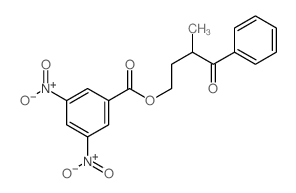 1-Butanone,4-[(3,5-dinitrobenzoyl)oxy]-2-methyl-1-phenyl-结构式