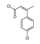3-(4-chlorophenyl)but-2-enoyl chloride结构式
