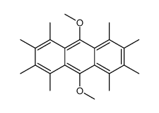 9,10-dimethoxy-1,2,3,4,5,6,7,8-octamethylanthracene Structure