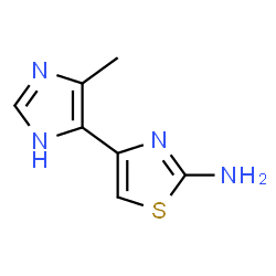 Thiazole,2-amino-4-(4-methyl-5-imidazolyl)- (4CI) picture