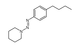 1-((4-butylphenyl)diazenyl)piperidine结构式