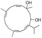 1,7,11-Trimethyl-4-isopropyl-4,6,10,13-cyclotetradecatetrene-1,3-diol结构式