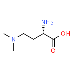 Butanoic acid, 2-amino-4-(dimethylamino)-, (S)- (9CI) structure