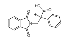 (+)-2-phenyl-3-phthalimidopropionic acid结构式