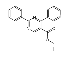 ethyl 2,4-diphenylpyrimidine-5-carboxylate结构式