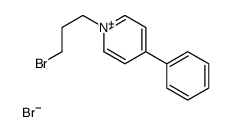 1-(3-bromopropyl)-4-phenylpyridin-1-ium,bromide结构式