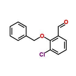 2-(Benzyloxy)-3-chlorobenzaldehyde结构式