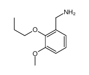 1-(3-Methoxy-2-propoxyphenyl)methanamine structure