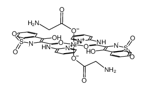 [Ni(4-hydroxy-2-methyl-N-(2-pyridyl)-2H-1,2-benzothiazine-3-carboxamide-1,1-dioxide)2(glycine)2] Structure