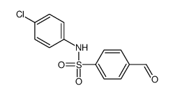 N-(4-chlorophenyl)-4-formylbenzenesulfonamide Structure
