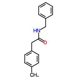 N-Benzyl-2-(4-methylphenyl)acetamide Structure