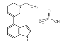 1H-Indole, 4-(1-ethyl-1,2,5,6-tetrahydro-3-pyridinyl)-, phosphate (1:1 ) structure