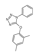 5-(2,4-dimethylphenoxy)-1-phenyl-1H-tetrazole结构式