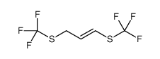 1,3-bis(trifluoromethylsulfanyl)prop-1-ene结构式