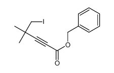 benzyl 5-iodo-4,4-dimethylpent-2-ynoate Structure